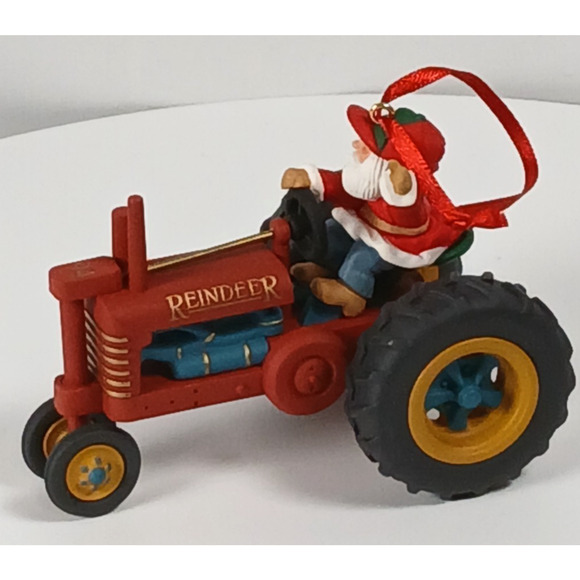 1994 HALLMARK Keepsake MAKIN TRACTOR TRACKS Here Comes Santa - Picture 3 of 11